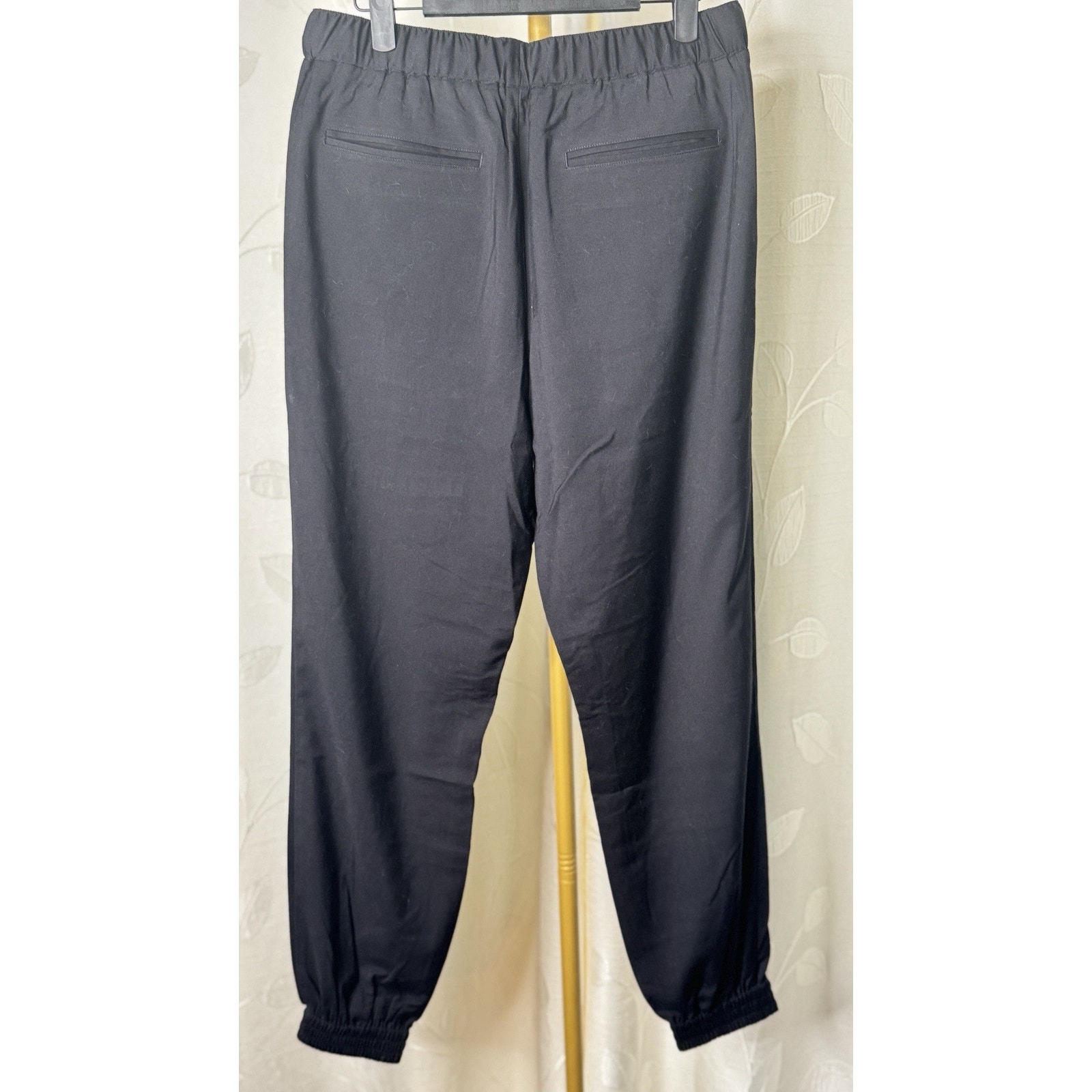 Nwt Wildfang Empower Elastic Drawstring Black Jogger Pants, Size M, Msrp $128 — image 6 of 6